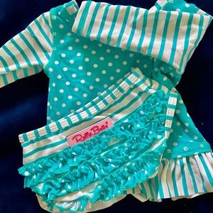 Ruffle butts 3-6 month swimsuit